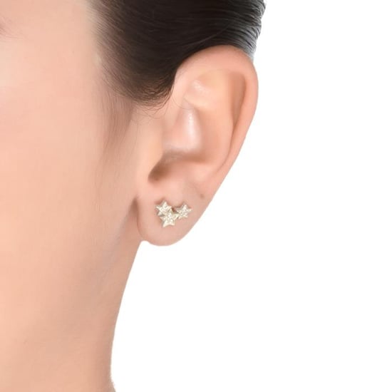 Pendientes Luxenter, familia de plata de ley 925 y circonita brillante con acabado en baño de rodio - Image 2