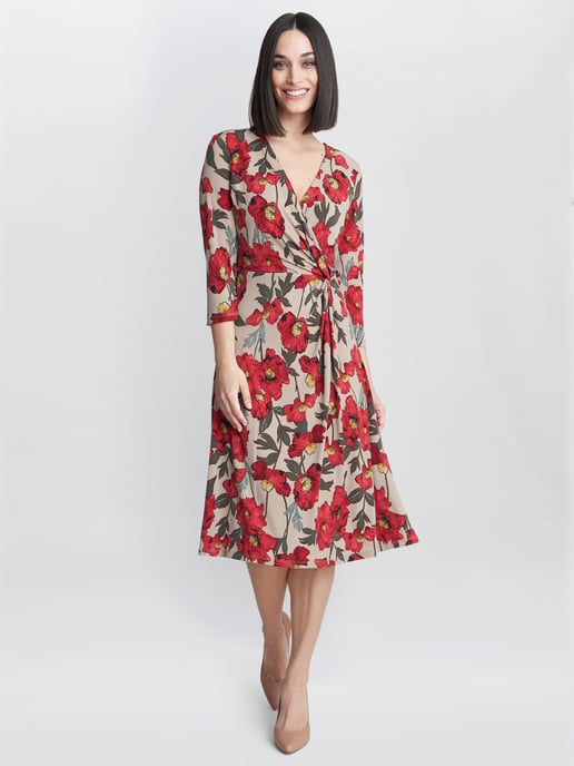 Cassidy Jersey Wrap Dress
