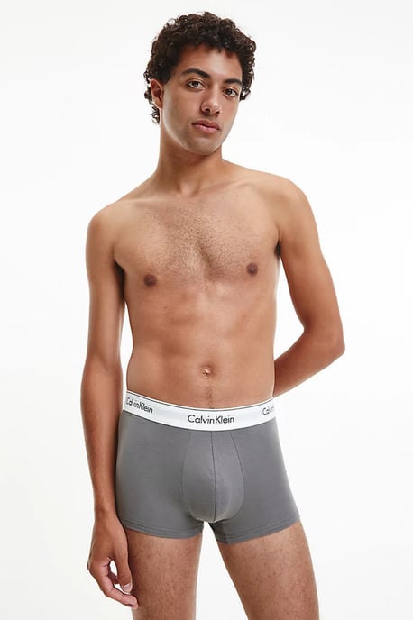 Calvin Klein Paquete de 3 Trunks Modernos de Algodón Elástico para Hombre - Image 5
