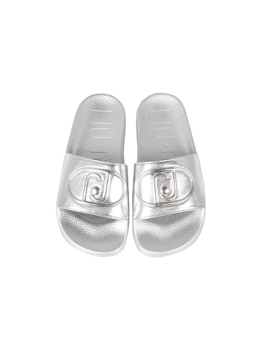 Liu Jo Chancletas Kos 1 de mujer Plata - Image 4