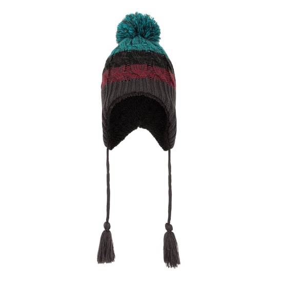 Mountain Warehouse Mens Colour Block Sherpa Lined Trapper Hat (Grey) - Image 1