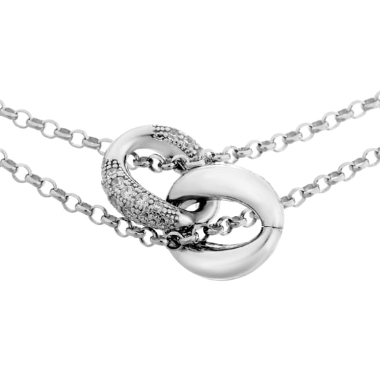 Orphelia Women's 925 Sterling Silver Necklace - Silver ZK-7176 - Image 1