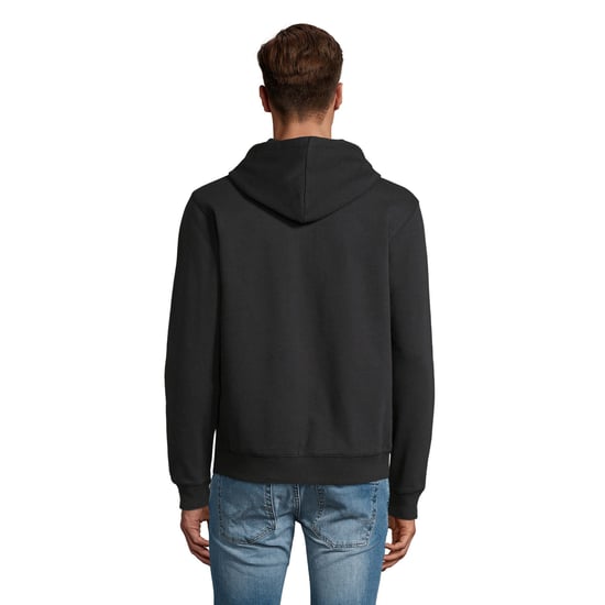 SOLS Mens Spike Full Zip Hoodie (Black) - Image 2