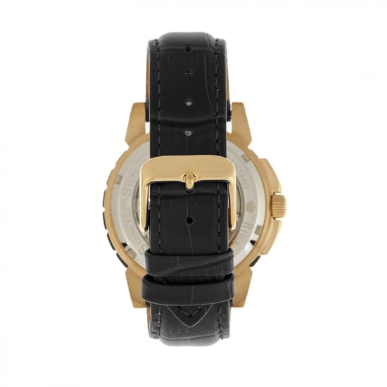 Reloj Automático Esqueleto con Correa de Cuero Reign Philippe - Image 2