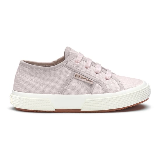 Superga Childrens/Kids 2750 Organic Canvas Trainers (Pink Magenta Leaves)