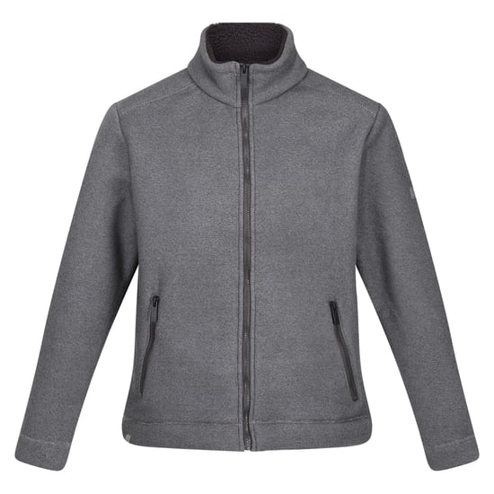 Regatta Mens Garrian II Full Zip Fleece Jacket (Storm Grey/Black)
