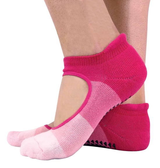 2 Pares de Medias Invisibles de Pilates y Yoga para Mujeres con Antideslizante y Corte Bajo - Image 2