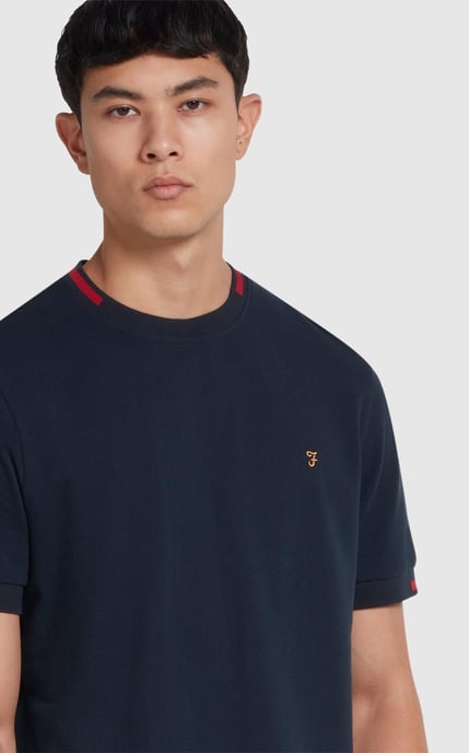Bedingfield Tipping T-shirt Navy