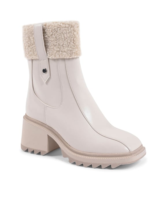 19V69 Italia Womens Ankle Boot Beige