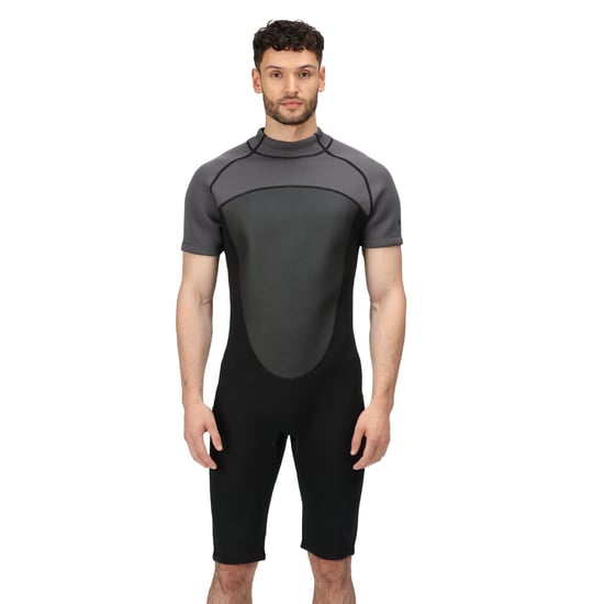 Regatta Mens Shorty Wetsuit (Black/Dark Grey)