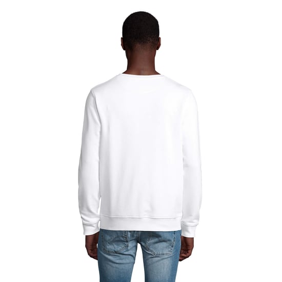 SOLS Unisex Adult Comet Organic Sweatshirt (White) - Image 6