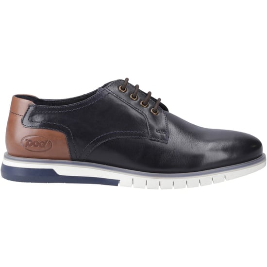 Pod Cillian Leather Men's Navy Lace-Up Shoes - Image 5