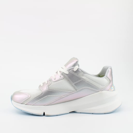 Under Armour Forge 96 HL Irid Womens Synthetic Lace Up Trainers 3022812 100