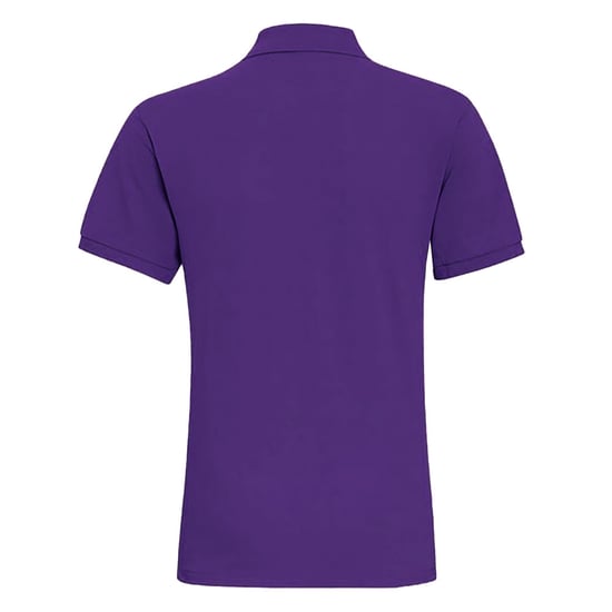 Asquith & Fox Mens Plain Short Sleeve Polo Shirt (Purple) - Image 2