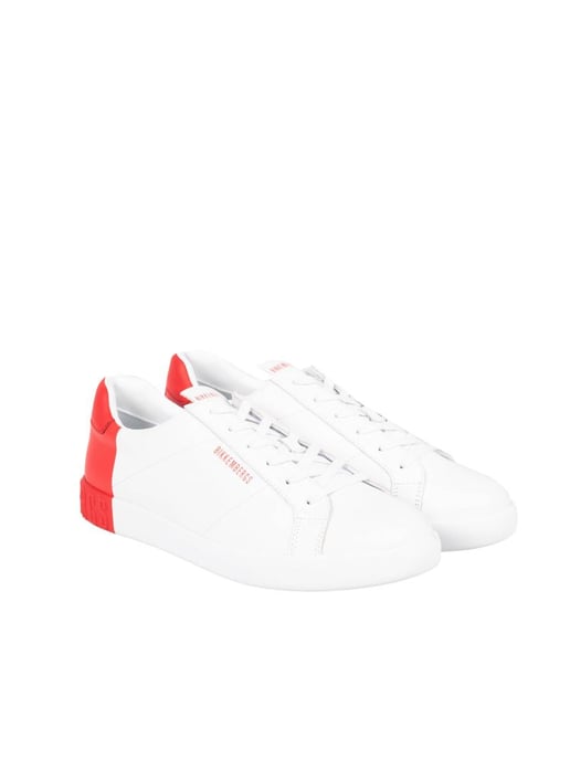 Bikkembergs Zapatillas Saul del hombre Blanco, rojo - Image 2