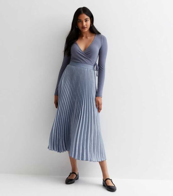 Pleated Midi Skirt
