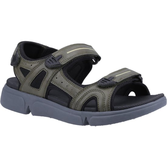 Hush Puppies Mens Castro Sandals (Khaki Green) - Image 1