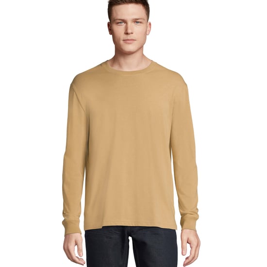 SOLS Unisex Adult Pioneer Long-Sleeved T-Shirt (Dark Beige) - Image 1