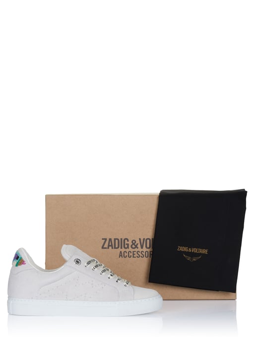 Zadig Voltaire Zapatos La Flash Folk Beads blanco - Image 5