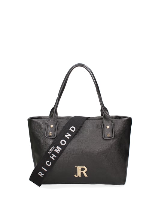 John Richmond Bolso de hombro Mujer BLACK AND GOLD - Image 5