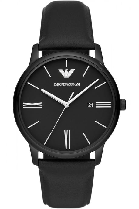 Emporio Armani Minimalist Men's Black Watch AR11573 - Image 1