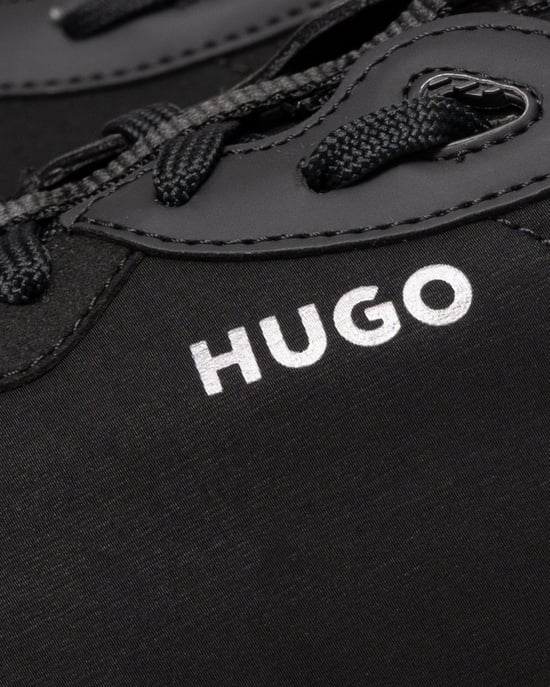 HUGO Kane Runn Mens Mixed-Material Trainers With EVA Rubber Outsole NOS - Image 3