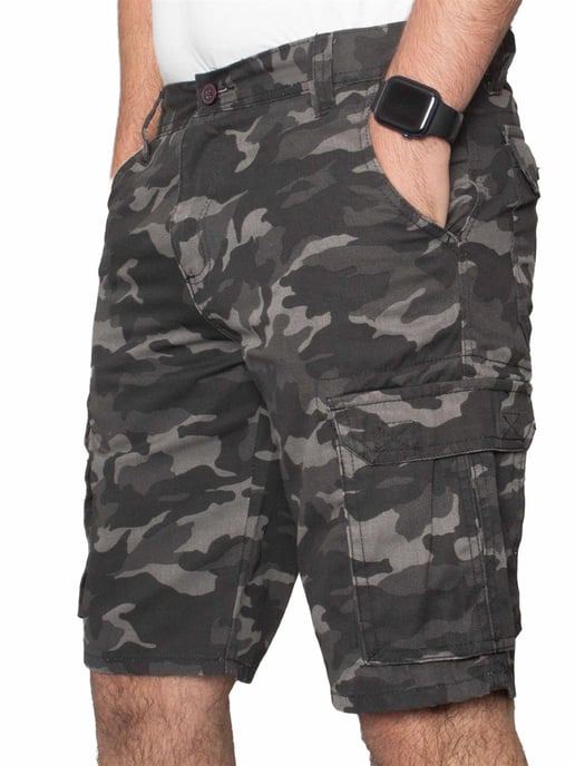 Kruze | Pantalones cortos Camo Cargo para hombre - Image 1