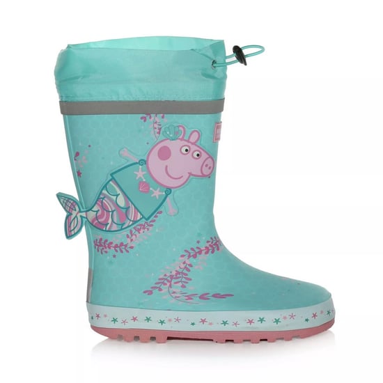 Regatta Childrens/Kids Puddle Peppa Pig Wellington Boots (Aruba Blue) - Image 4