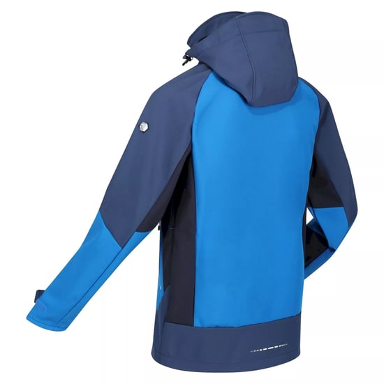 Regatta Mens Hewitts VII Soft Shell Jacket (Skydiver Blue/Admiral Blue)