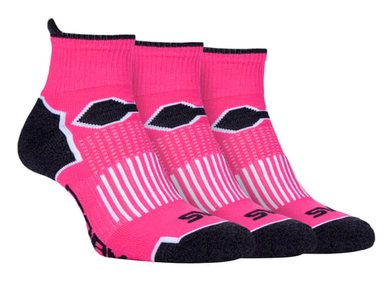 Lote de 3 calcetines cortos de running para mujer con soporte para el arco del pie - Image 1