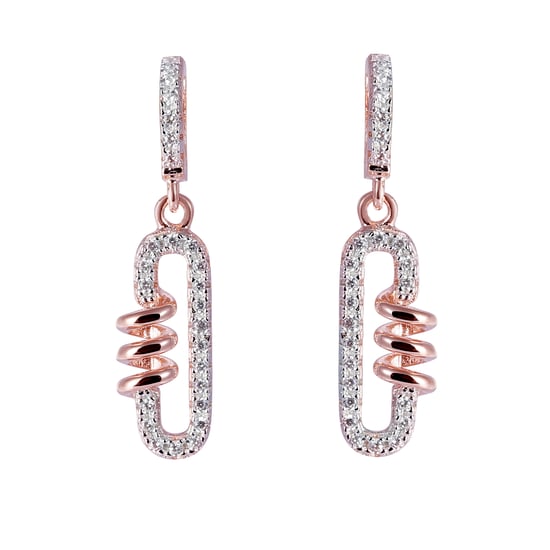Orphelia 'Gigi' Women's 925 Sterling Silver Set: Necklace + Earrings + Ring - Rose SET-7438 - Image 3