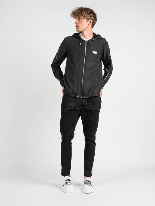 Les Hommes Chaqueta Windbreaker del hombre negro - Image 2