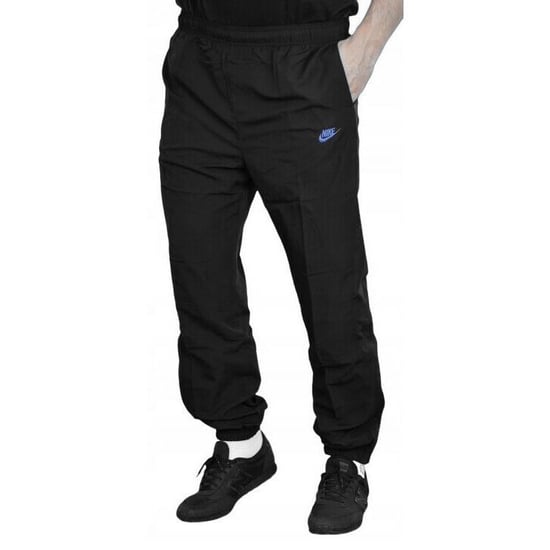 Pantalones de chándal tejidos ligeros Nike para hombre Negro/Azul - Image 1