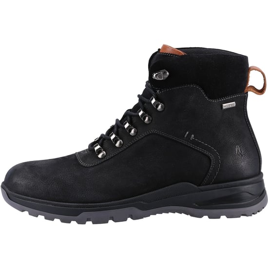 Hush Puppies Paul Leather Men's Black Nubuck Boots - Image 5