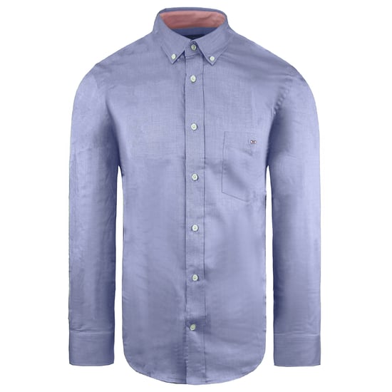 Camisa Oxford azul regular para hombre de Eden Park Paris - Image 1