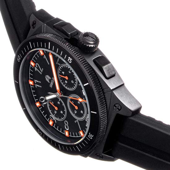 Shield Sonar Chronograph Strap Watch w/Date