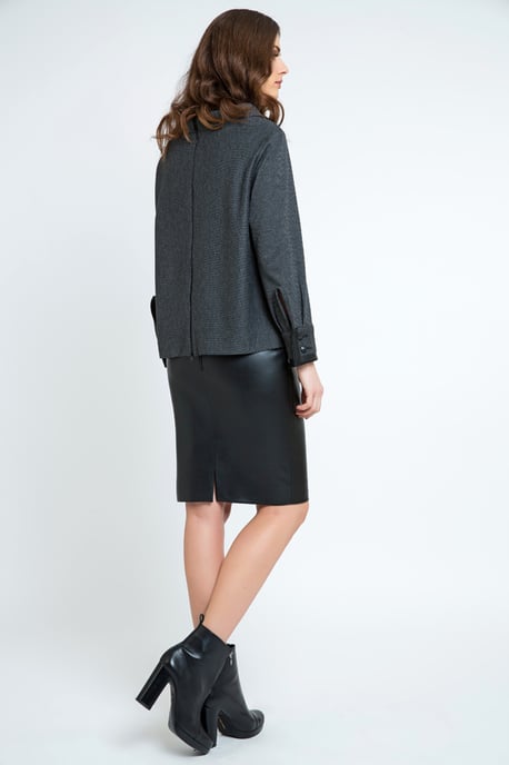 Pleather Pencil Skirt