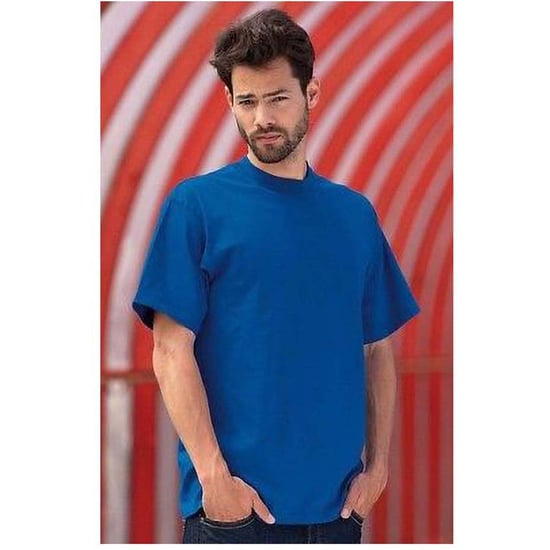 Russell Europe Mens Classic Heavyweight Ringspun Short Sleeve T-Shirt (Bright Royal) - Image 3