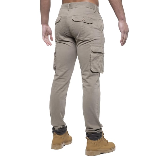 Enzo | Pantalones Cargo Hombre - Beige - Image 4