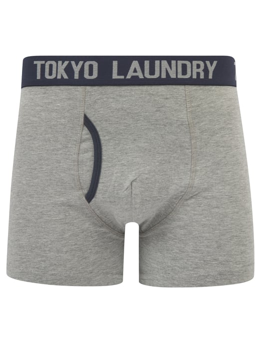 Black Cotton 6-Pack Boxers