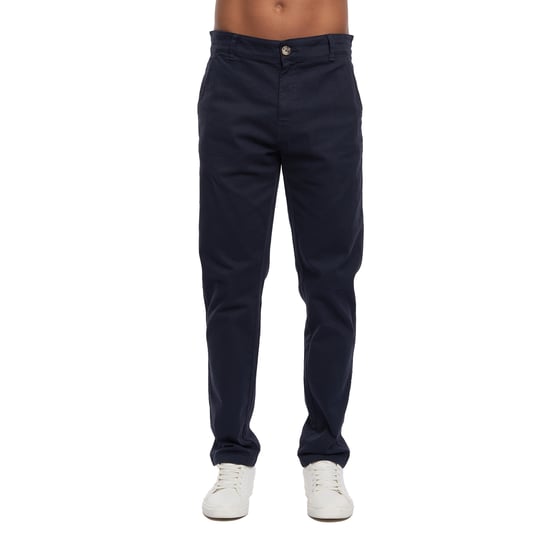 Crosshatch Mens Roysden Chinos (Navy) - Image 1