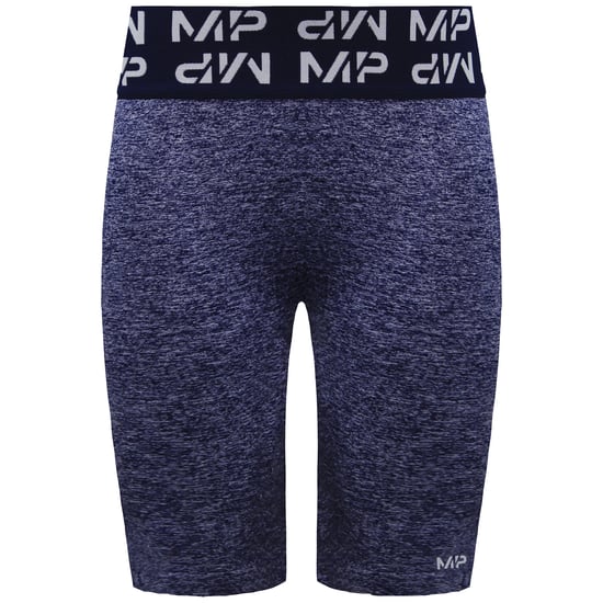 MyProtein Curve Womens Galaxy Blue Cycling Shorts - Image 1