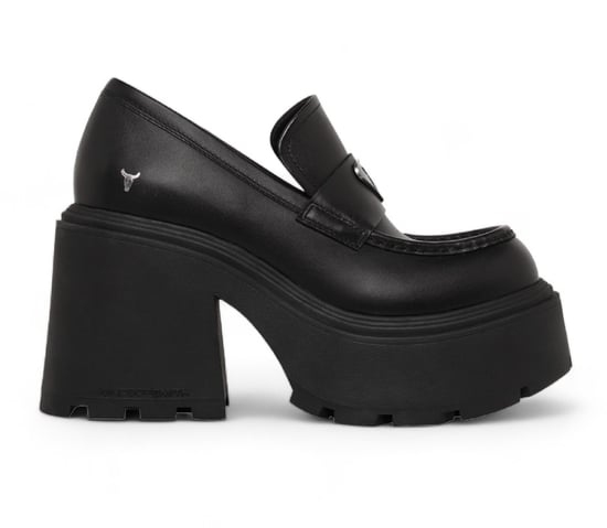 Zapatos de Plataforma de Cuero Negro Windsor Smith - Spolied - Image 1