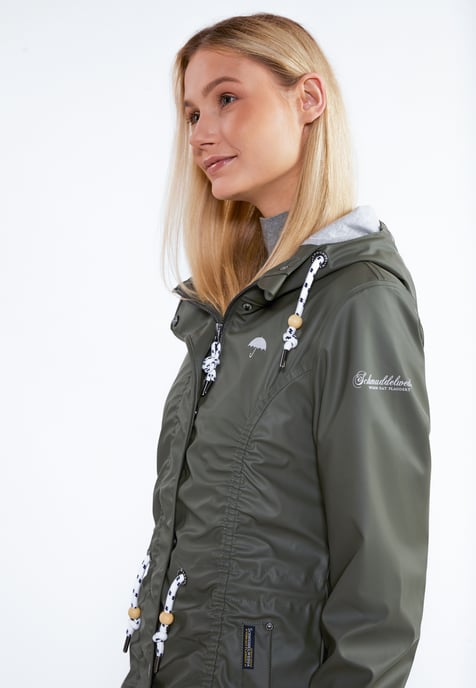 Schmuddelwedda raincoat women olive - Image 5