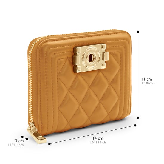 Zipped Quilted Wallet - Image 2
