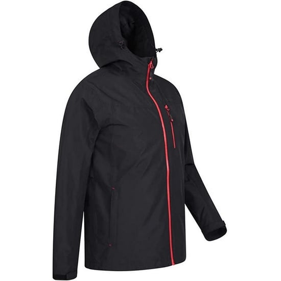 Mountain Warehouse Mens Brisk Extreme Waterproof Jacket (Black) - Image 4