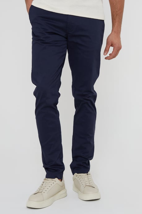2-Pack Cotton Slim Fit Chino Trousers With Stretch