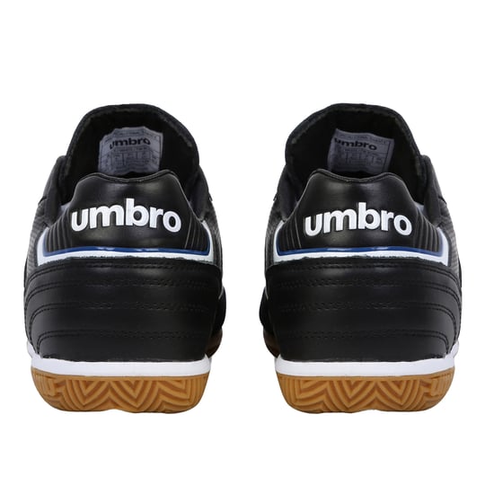 Umbro Mens Speciali Eternal Team Nt Leather Trainers (Black/White/Royal Blue) - Image 2
