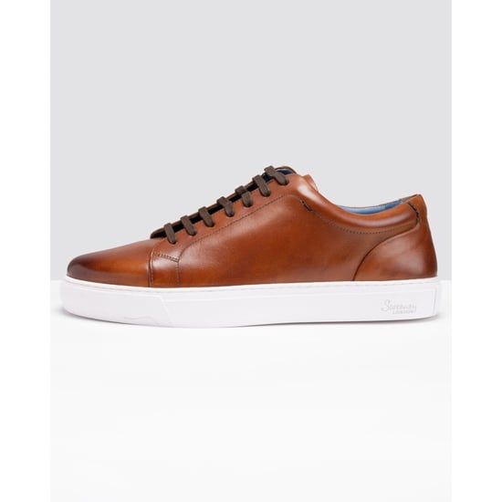Zapatillas para hombres Oliver Sweeney Hayle de cuero envejecido en color piel - Image 3