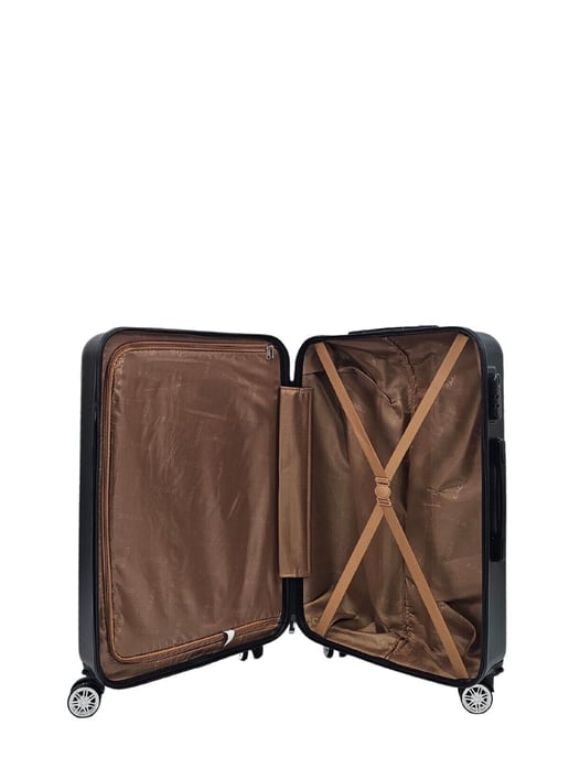 Hard Shell Cabin Suitcase 8 Wheel Luggage Case Travel Bag